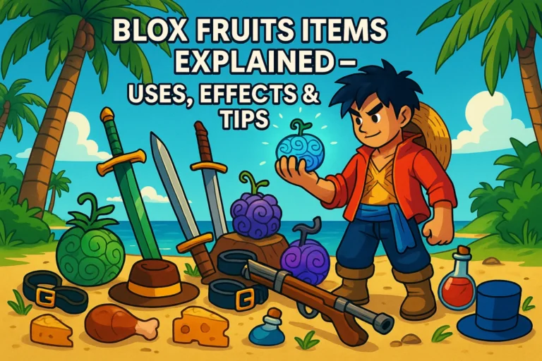 Blox Fruits Items Explained – Uses, Effects & Tips