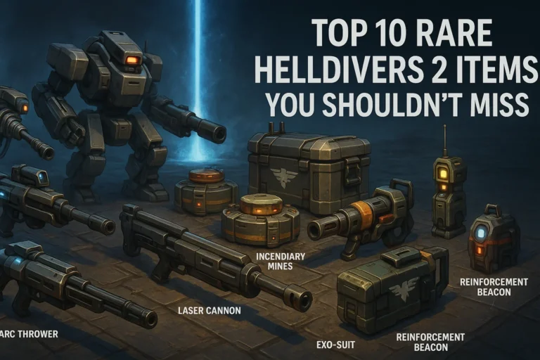 Top 10 Rare Items in Helldivers 2 You Shouldn’t Miss