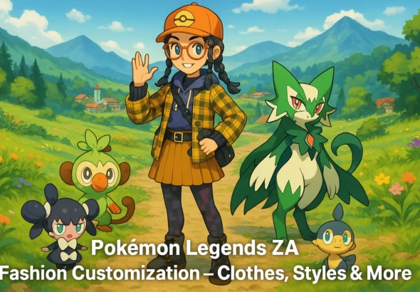 Pokémon Legends ZA Fashion Customization Explained – Clothes, Styles & More