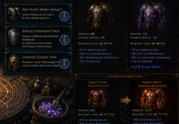 Path of Exile 2 Runeforging Guide and Verisium Item Crafting