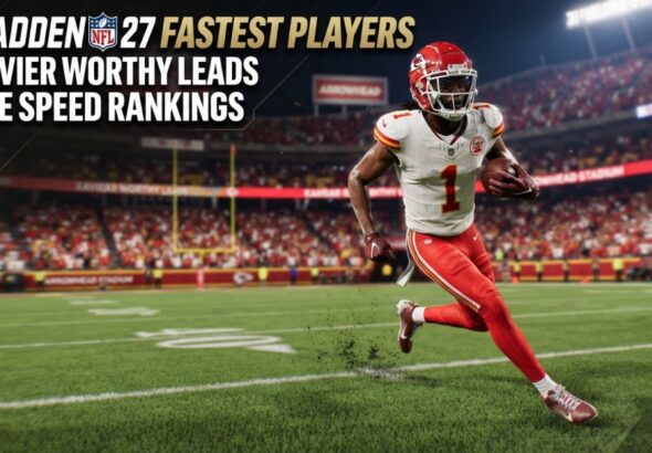 Madden NFL 27 Fastest Players: Xavier Worthy Leads the Speed Rankings